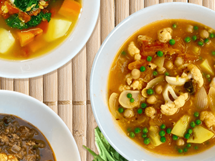 Example of dishes within oshomo subscription boxes